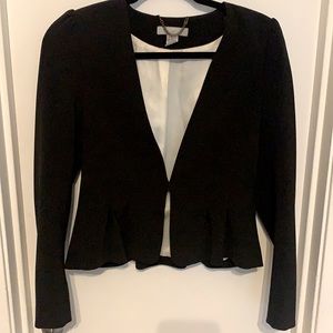 H&M Pleated Peplum Blazer